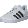 Adidas Core Grand Court C, Sneakers Low, Kinder, weiß schwarz