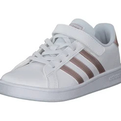 Adidas Core Grand Court C, Sneakers Low, Kinder, Weiß (FTWWHT/COPPMT)
