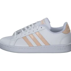 Adidas Core Grand Court, Sneakers Low, Damen, weiß lachs