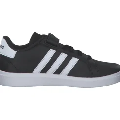 adidas IE5995 Grand Court 2.0 EL C, Slipper (Kinder), Kinder, CBLACK/FTWWHT/CBLACK