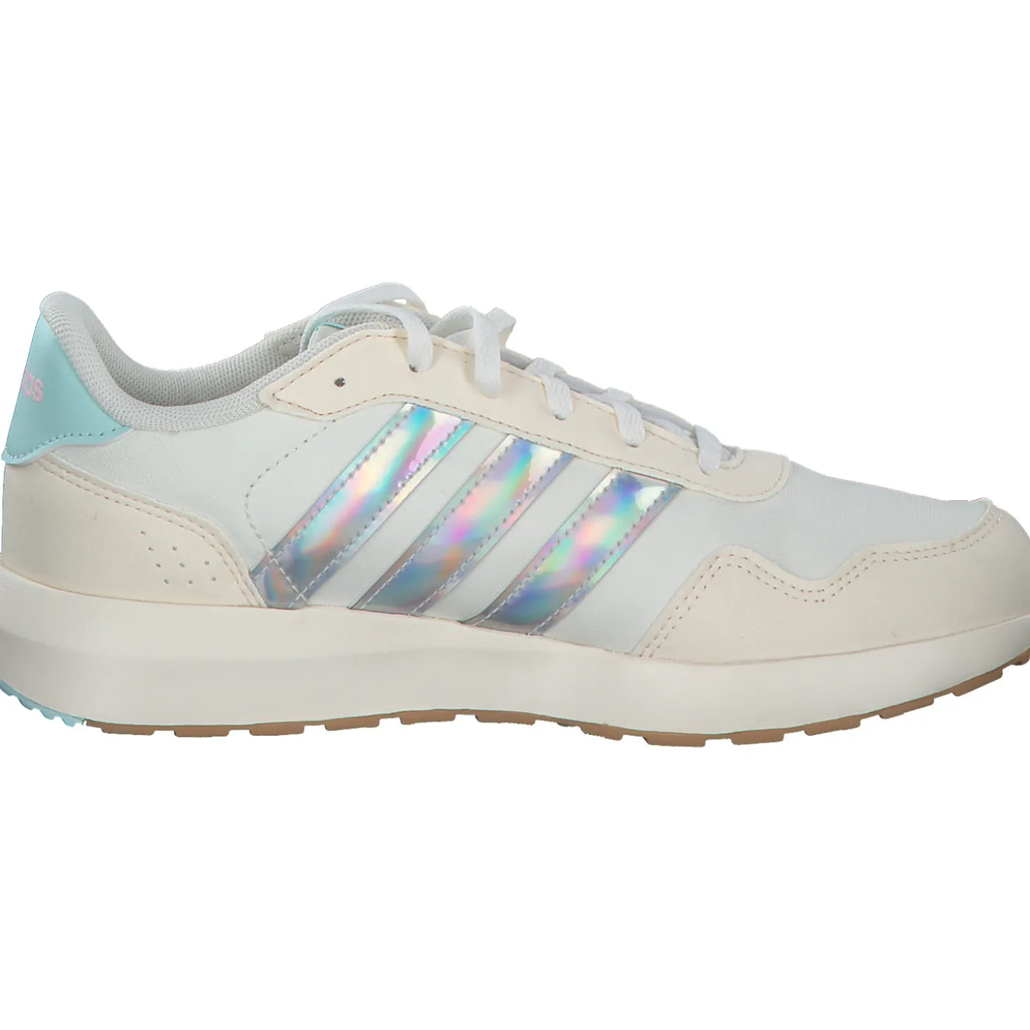 adidas IE6119 RUN 60s J, Schnürschuhe, Kinder, off white/off white/semi flash