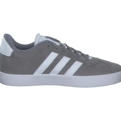 Adidas VL Court 3.0 K, Schnürschuhe, Kinder, GRETHR/FTWWHT/GRETWO