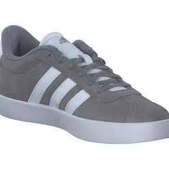 Adidas VL Court 3.0 K, Schnürschuhe, Kinder, GRETHR/FTWWHT/GRETWO