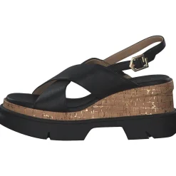 Bagatt AEI81, Plateau-Sandaletten, Damen, Schwarz