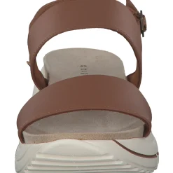 Bugatti 88180, Keilsandaletten, Damen, COGNAC