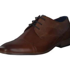 Bugatti 10112, Klassische Halbschuhe, Herren, COGNAC