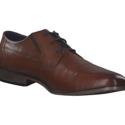 Bugatti A3S04, Schnürschuhe, Herren, cognac