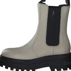 Calvin Klein YW0YW00743, Chelsea Boots, Damen, Beige