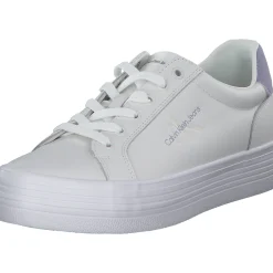 Calvin Klein YW0YW01223, Schnürschuhe, Damen, white/lavendel