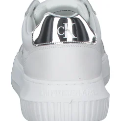 Calvin Klein YW0YW01224, Schnürschuhe, Damen, white/silver