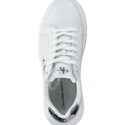 Calvin Klein YW0YW01224, Schnürschuhe, Damen, white/silver