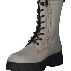 Calvin Klein YW0YW00740, Schnürstiefeletten, Damen, Beige