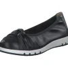 Caprice 22163, Ballerinas, Damen, Schwarz