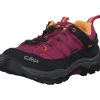 CMP Rigel Low 3Q54554 W, Trekkingschuhe, Kinder, Rot (Bouganville/Goji)