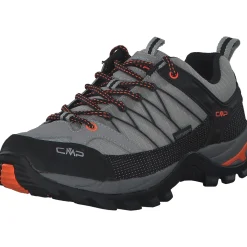 CMP Rigel Low WP 3Q54457, Trekkingschuhe, Herren, cemento-nero