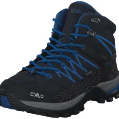 CMP Rigel Mid 3Q12947, Trekkingschuhe, Herren, Blau (Black/Blue)