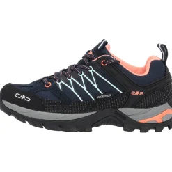 CMP Rigel 3Q54456, Trekkingschuhe, Damen, Blau (Blue-Giada-Peach)