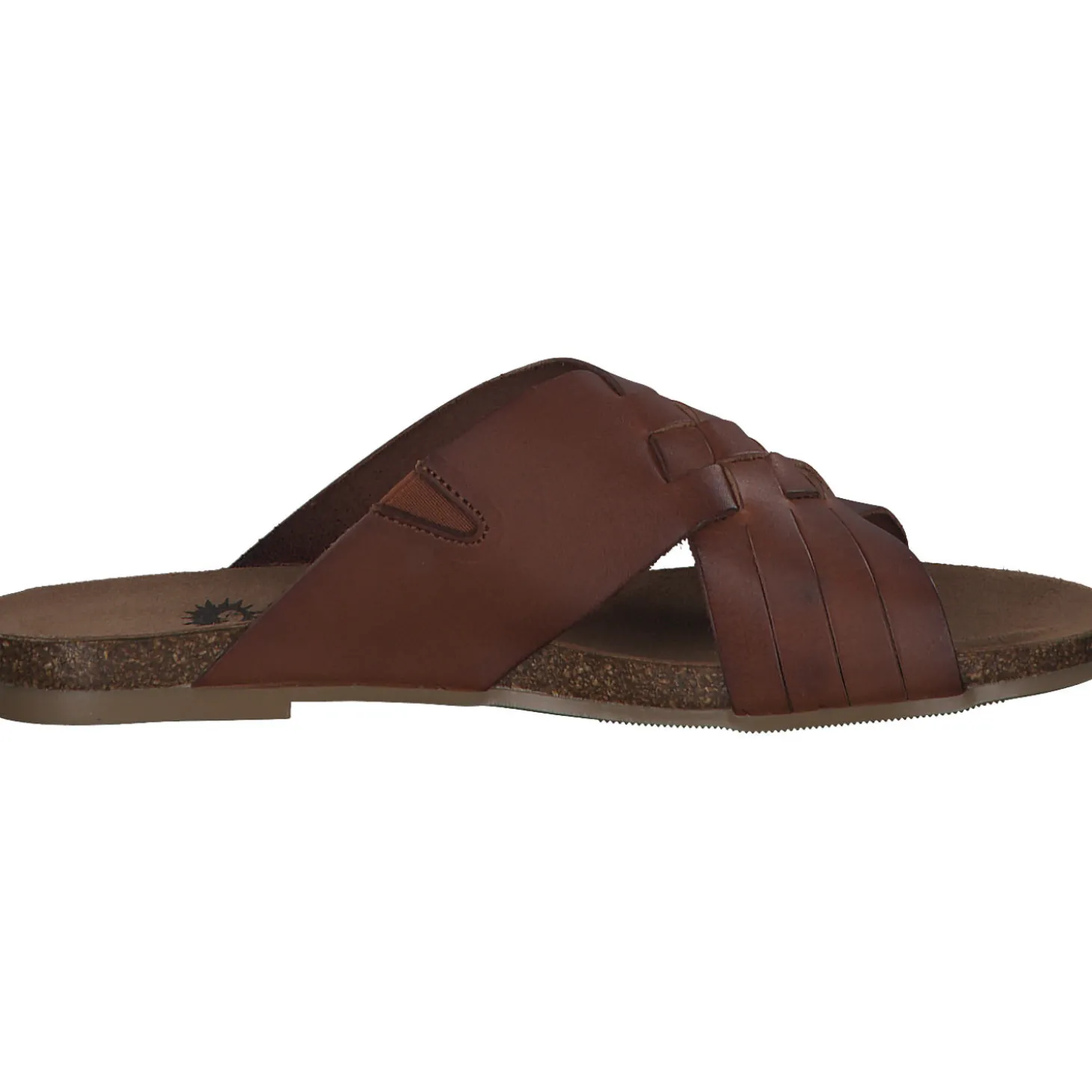 Cosmos Comfort 6106704, Plateau-Pantoletten, kastanie