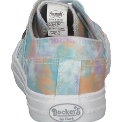 Dockers 40TH201, Schnürschuhe, Damen, blau/multi