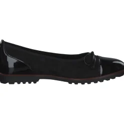 Gabor 94.100, Ballerinas, Damen, schwarz (cognac)
