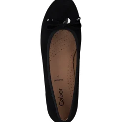 Gabor 44.164, Ballerinas, Damen, Schwarz