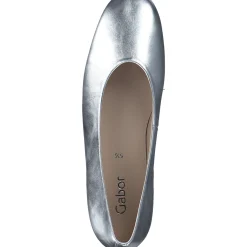 Gabor 64.140, Ballerinas, Damen, silber