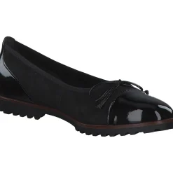 Gabor 94.100, Ballerinas, Damen, schwarz (cognac)