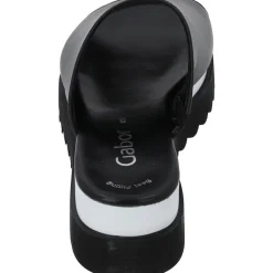 Gabor 84.613, Pantoletten, Damen, Schwarz