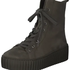 Gabor 93.711, Schnürstiefeletten, Damen, Oliv