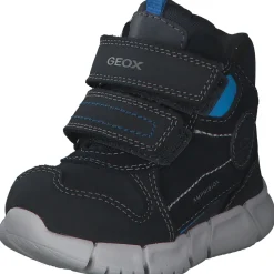 Geox B163PA, Stiefeletten (Kinder), Kinder, Navy/Sky Blue