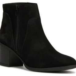 Geox D94FSA, Stiefeletten, Damen, Schwarz (Black)