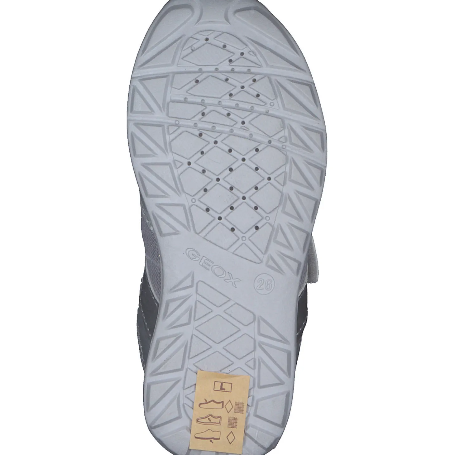 Geox J25AUB, Sneakers Low, Kinder, Grau