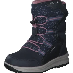 Geox J26FUA, Stiefeletten (Kinder), Kinder, NAVY/ROSE