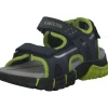 Geox J35GHC, Sandalen (Kinder), Kinder, NAVY/LIME