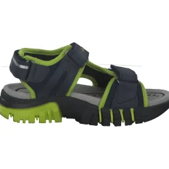 Geox J35GHC, Sandalen (Kinder), Kinder, NAVY/LIME