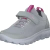 Geox J26GYB, Sneakers Low, Kinder, LT GREY/FUCHSIA