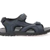 Geox U8224D, Klassische Sandalen, Herren, Blau (Navy/dk Grey)