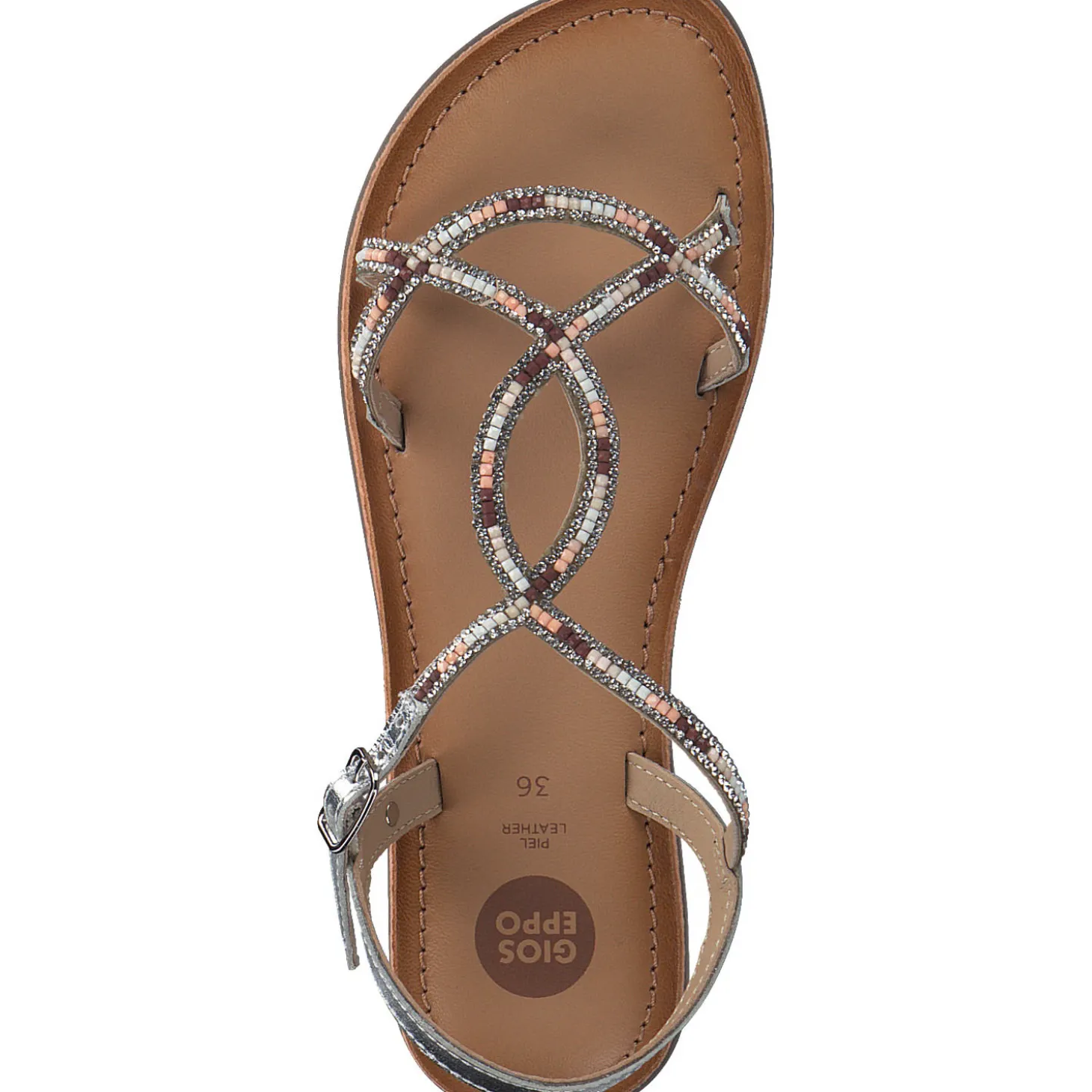 Gioseppo 65826, Sandalen (Kinder), Kinder, Silber