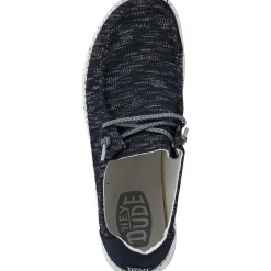 Hey Dude 40078, Schnürschuhe, Damen, dunkelblau meliert