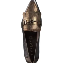 Hispanitas Schuhe CHI243573 Dali-I2, Ballerinas, Damen, acero/oro/oro