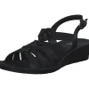 IMAC 357010, Plateau-Sandaletten, Damen, nero