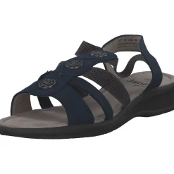 Jana Shoes 28165, Keilsandaletten, Damen, navy