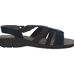 Jana Shoes 28165, Keilsandaletten, Damen, navy