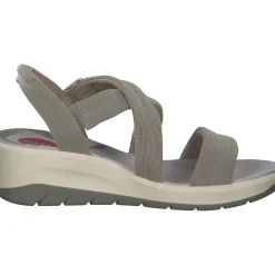 Jana Shoes 28760, Plateau-Sandaletten, Damen, sage