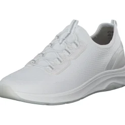 Jana Shoes 24761, Schnürschuhe, Damen, white