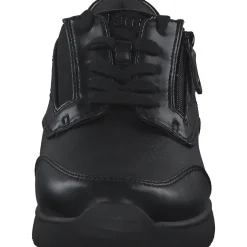 Jana Shoes 23765, Schnürschuhe, Damen, BLACK UNI