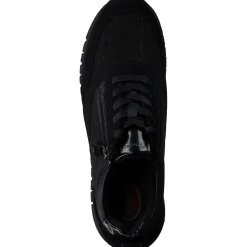 Jana Shoes 83705, Schnürschuhe, Damen, Schwarz