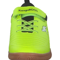 KangaROOS 10167-7013 K5-Winged EV, Sportliche Slipper, Kinder, neon yellow/jet black