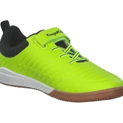 KangaROOS 10167-7013 K5-Winged EV, Sportliche Slipper, Kinder, neon yellow/jet black