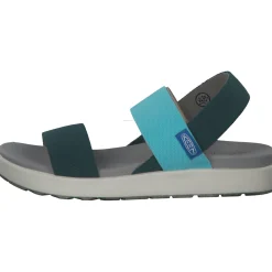 Keen Elle Backstrap 102715, Keilsandaletten, Damen, sea moss/ipanema
